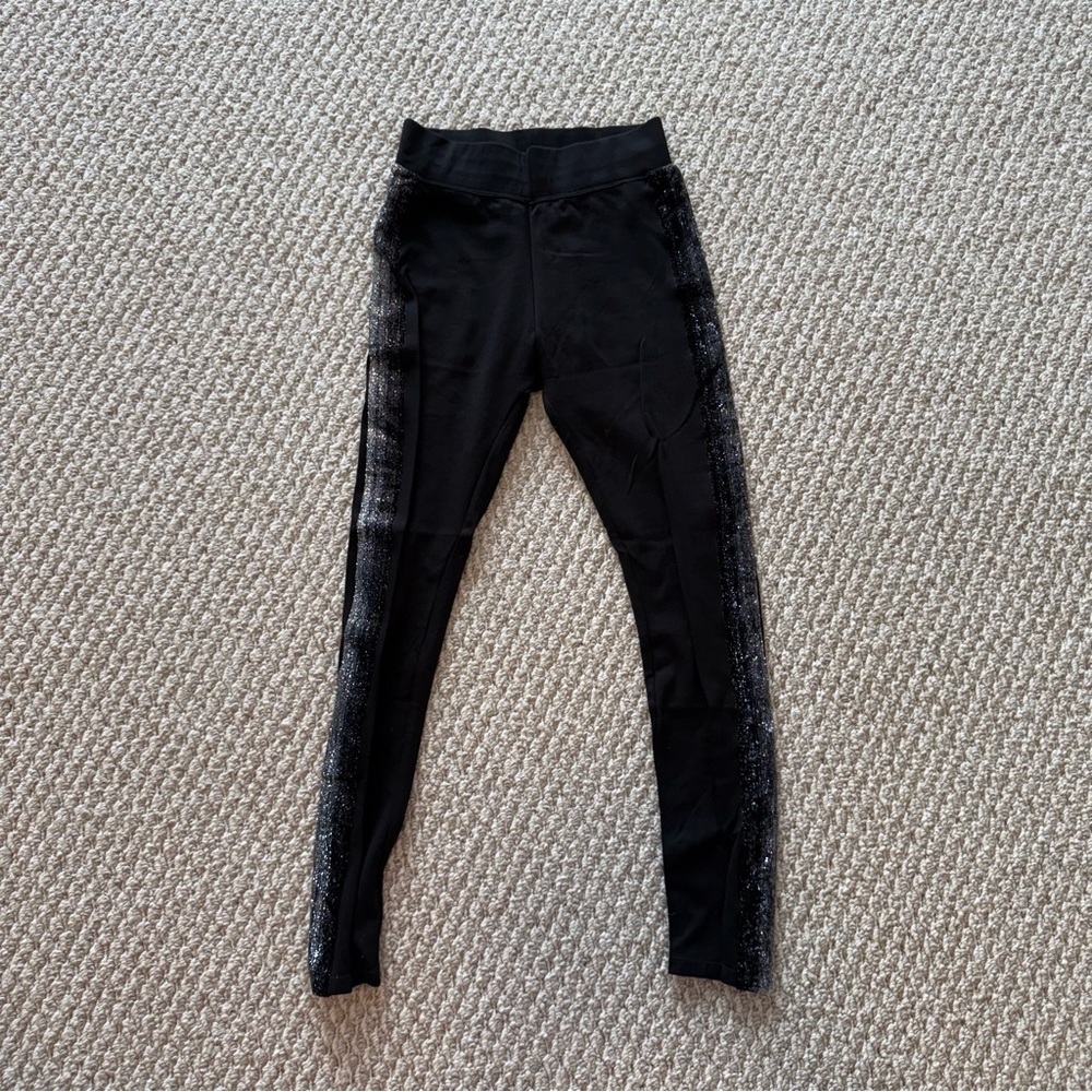 Black Shimmery Leggings